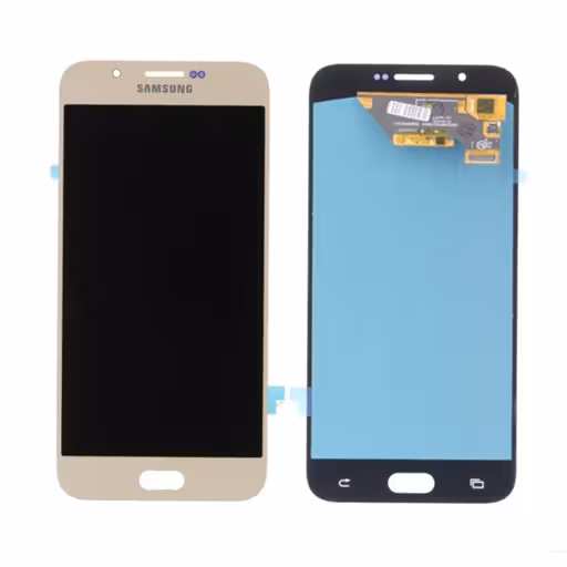 ال سی دی آ8 طلایی سامسونگ LCD A8 GOLD CHANGE GLASS SAM