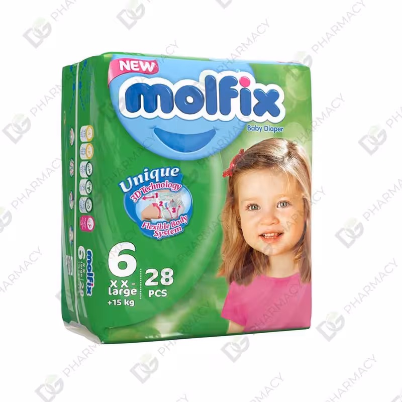 پوشک سایز 6 با تکنولوژی 3 بعدی ( 28 عددي ) دیجی فارماسی