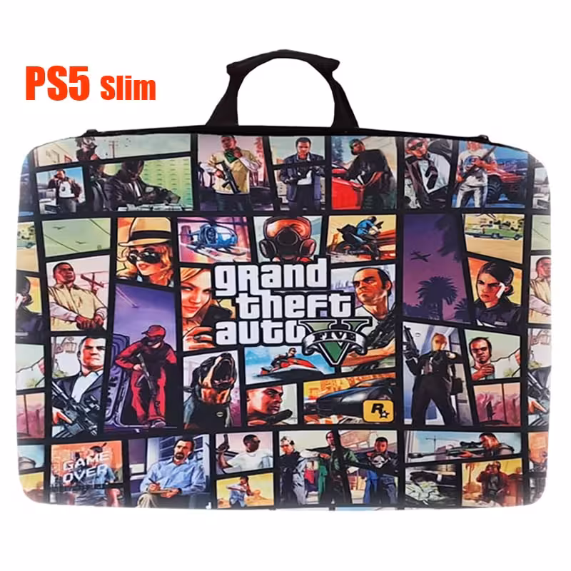کیف حمل کنسول PS5 اسلیم طرح GTA FIVE