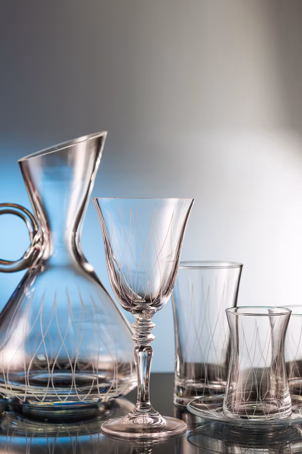 سرویس پارچ و لیوان آب خوری 12 نفره 49 پارچه KCD ترکیه