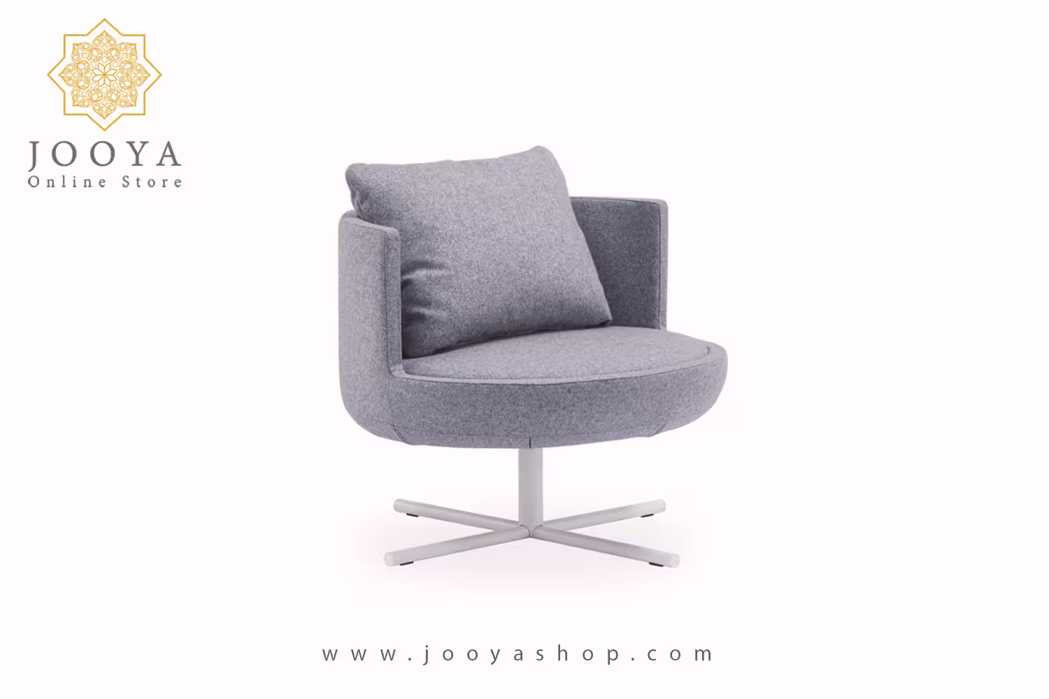 مبل تکنفره نظری مدل راند پایه فلزی (لارا) F400