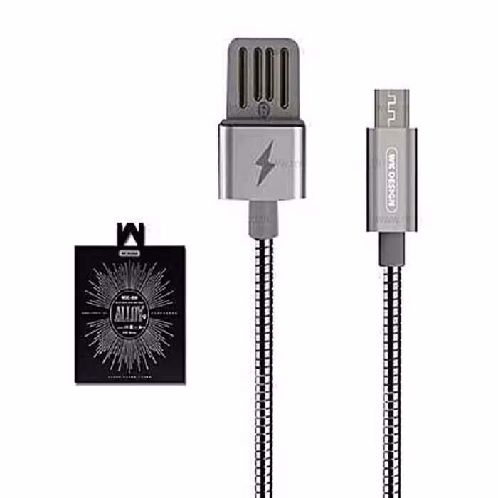 کابل تبدیل USB به microUSB دبلیو کی مدل Wk WDC-039