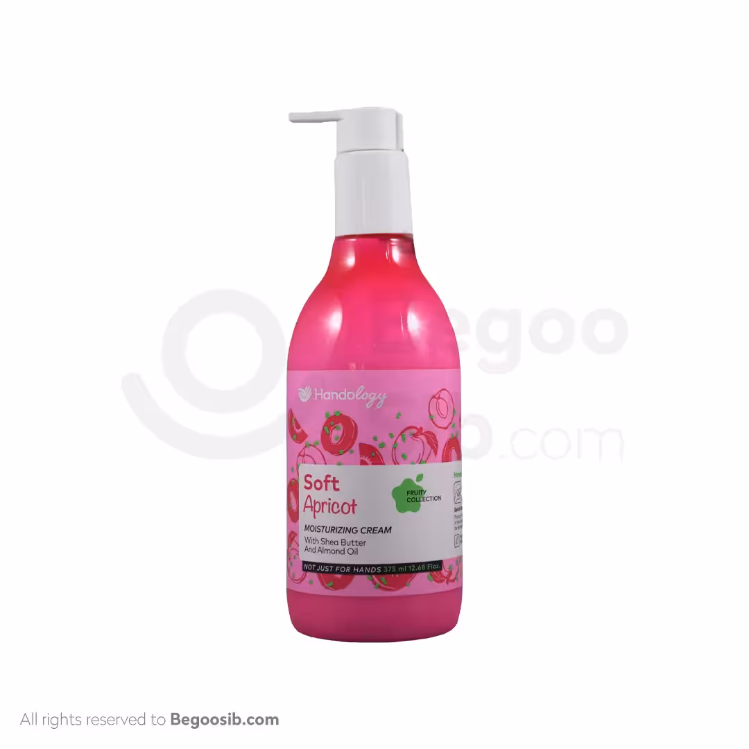 کرم آبرسان پمپی سافت اپریکات هندولوژی 375 میلی لیتری