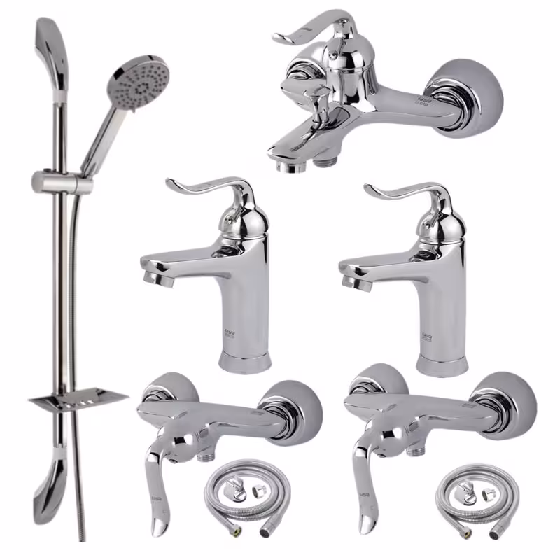 ست شیرآلات کسری مدل رابین مجموعه 8 عددی