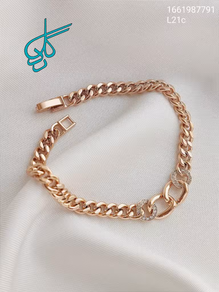 خرید دستبند زنانه مارک ژوپینگ کیفیت عالی رنگ ثابت طول 21 سانتی متر کد 1216193 - ردگل