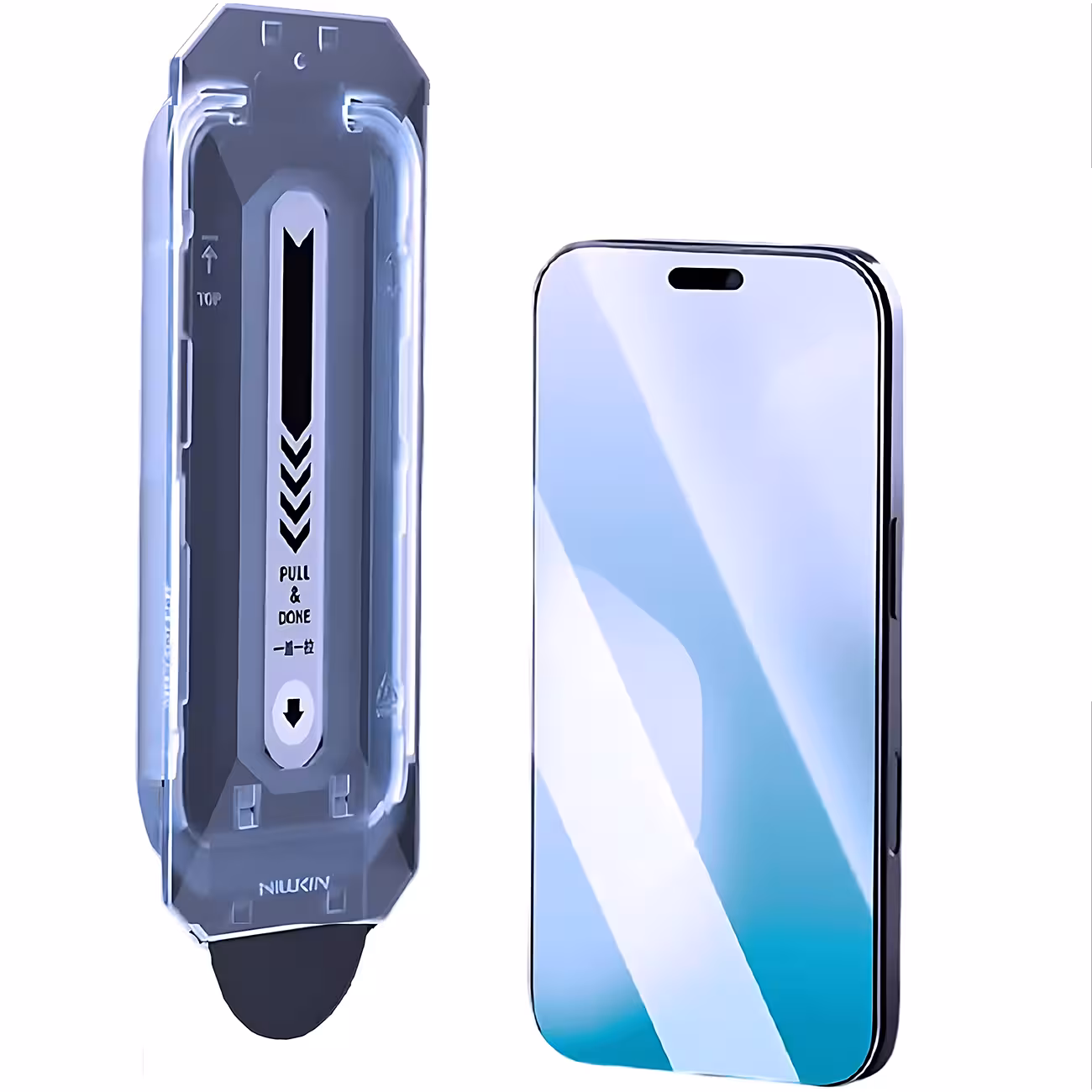 گلس شیشه‌ای شفاف آیفون 17 نیلکین Nillkin H  Pro همراه با کیت نصب