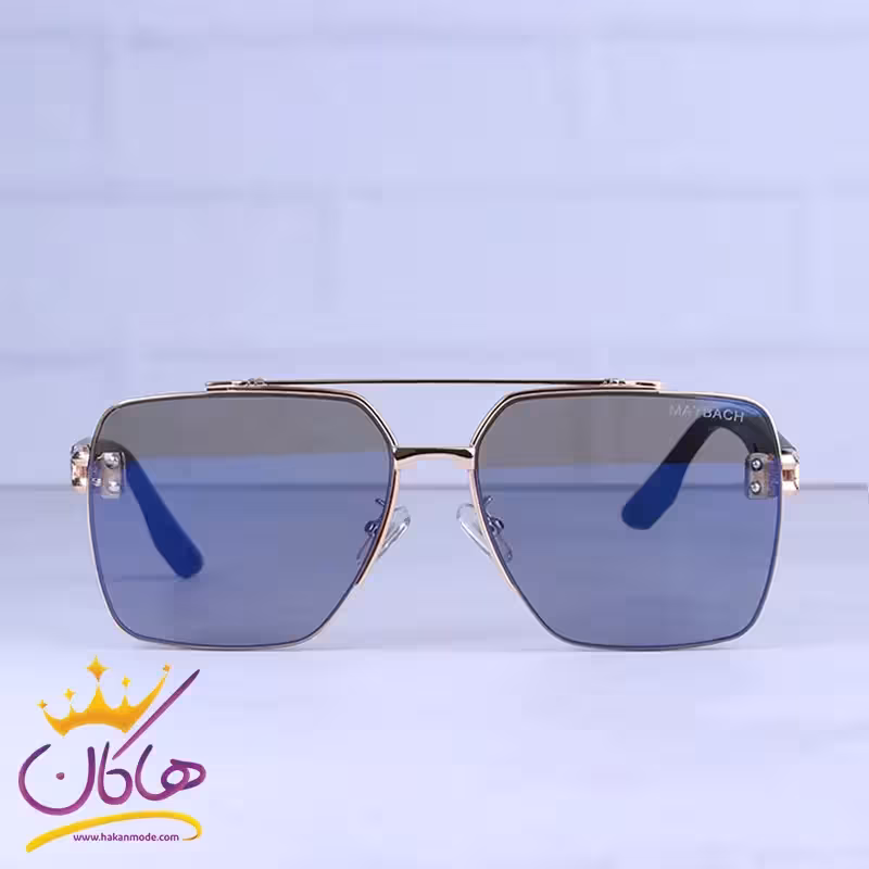 عینک آفتابی میباخ فریم مربع طلایی 5G104/2