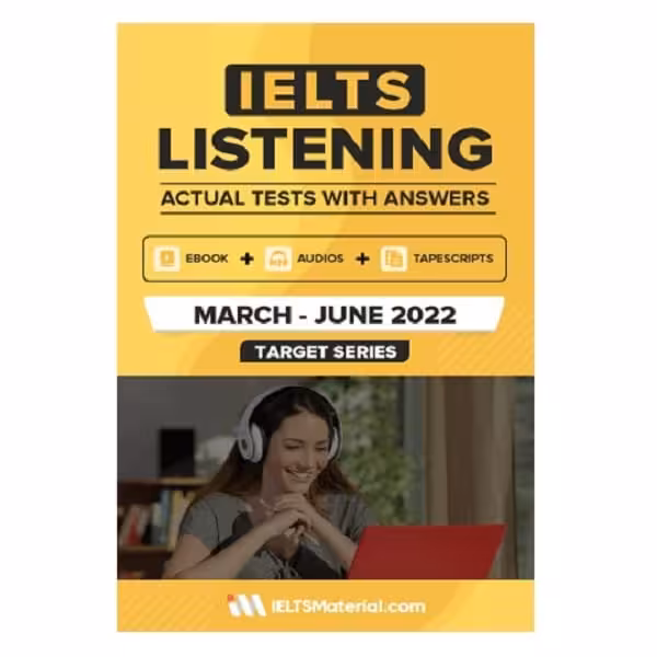 کتاب IELTS Listening Actual Tests and Answers (March to June 2022)