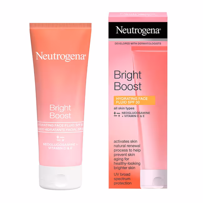 ژل کرم ضد آفتاب spf 30 نوتروژینا مدل Bright boost حجم 50 میلی لیتر