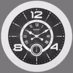 SCHOBERT شوبرت گارنت ساعت دیواری  سفید قطر 60 – WH-5226