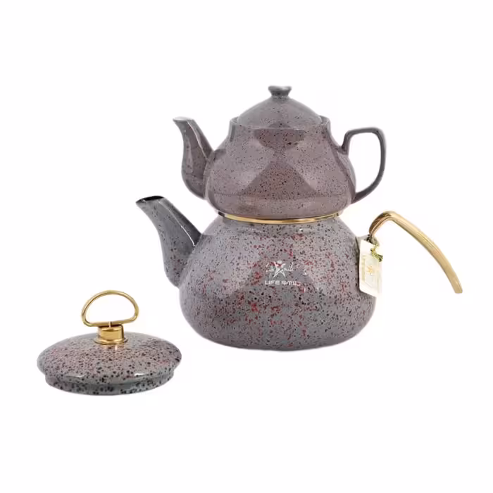 کتری و قوری لایف اسمایل مدل NMLTG