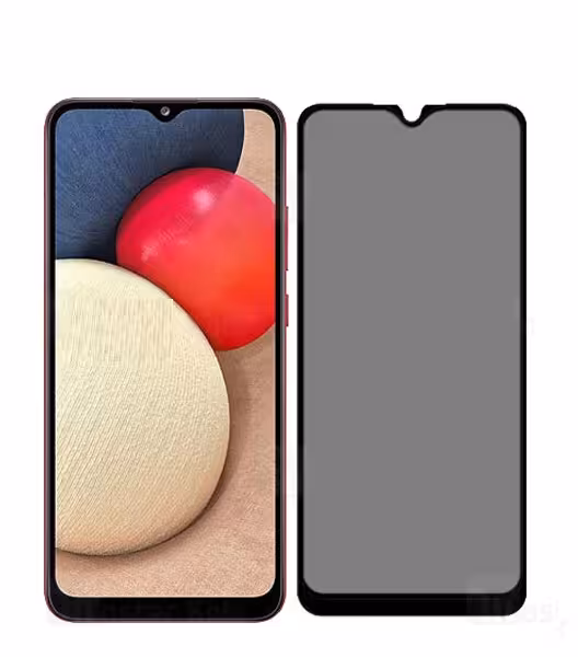 گلس شیشه ای پرایوسی مدل OG Privacy سامسونگ A02sOG Privacy glass model Samsung A02s
