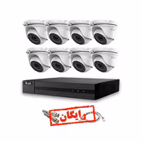 پکیج دوربین مداربسته هایلوک مدل PR-8CH-8D