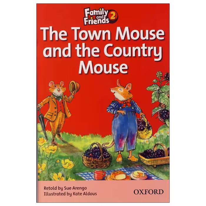 کتاب داستان The Town Mouse and the Country Mouse از مجموعه Family Friends