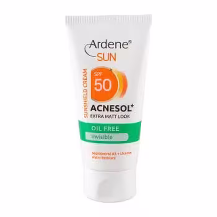 کرم ضد آفتاب فاقد چربی آردن مدل Acnesol SPF50 وزن 50 گرم - بی رنگ