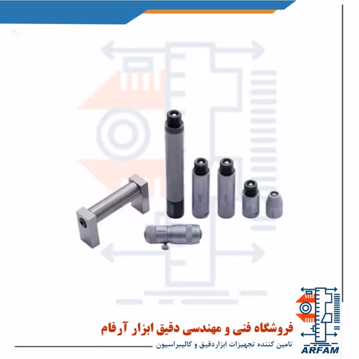 ست میکرومتر لوله اینسایز داخل سنج 300-50 میلی متر مدل 300-3222