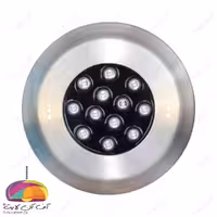 چراغ استخری روکار فلت 36 وات RGB بدنه استیل LEDMAN