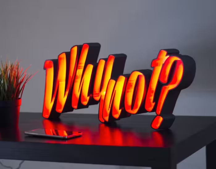 مدل سه بعدی ال ای دی طرح Why Not(STL)