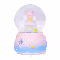 گوی برفی موزیکال دختر با بال فرشته