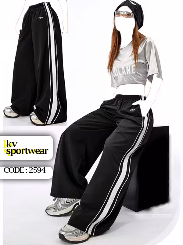 شلوار بگ اسپرت ورزشی زنانه کد 009