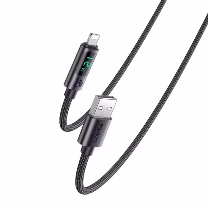 کابل دیتا USB به Lightning یسیدو مدل YESIDO CA122 طول 1.2 متر