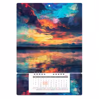 تقویم دیواری نقاشی غروب