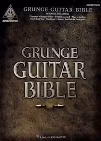 خرید از آمازون کتاب Grunge Guitar Bible از Hemethod | مجموعه تبلچر آهنگ‌های گرانج با نت‌نویسی دقیق