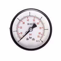 گیج فشار صفحه 10 سانت خشک 6 بار تابلویی