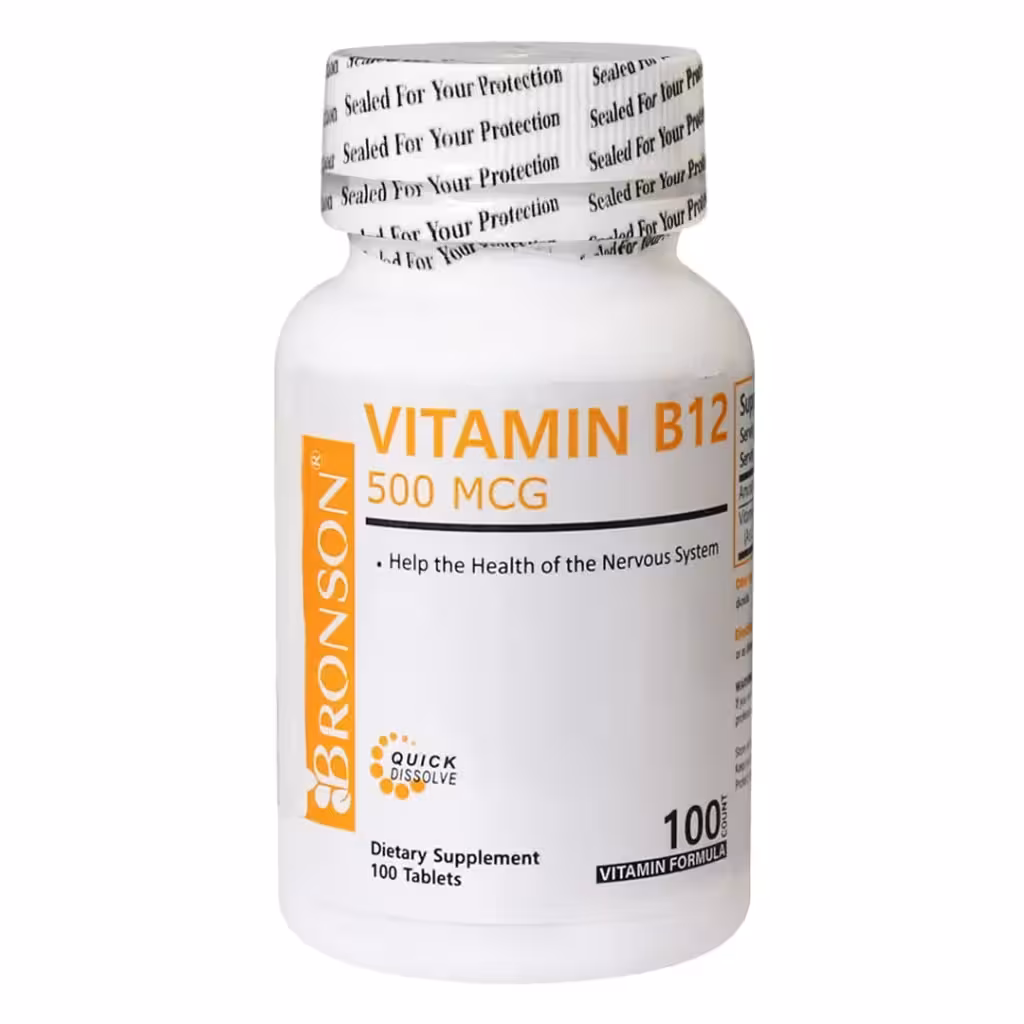 قرص ویتامین ب12 برونسون 60 عددی