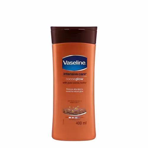 لوسیون بدن وازلین حاوی عصاره کاکائو مخصوص پوست های خشک حجم 400 میل