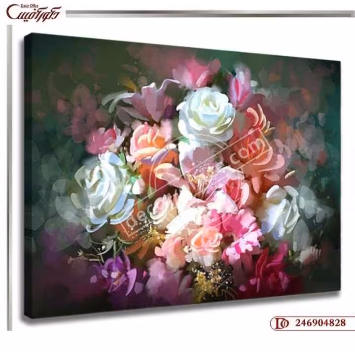 تابلو دیواری گل R4828