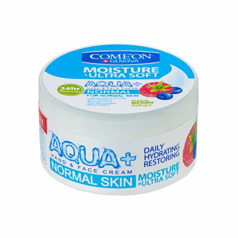 کرم مرطوب کننده کامان حاوی عصاره توت وحشی مناسب پوست نرمال حجم 240 میل