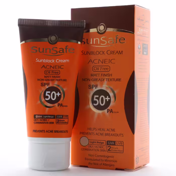خرید و قیمت کرم ضد آفتاب فاقد چربی SPF 50 سان سیف - دارونت