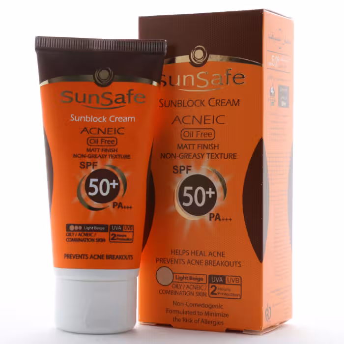 خرید و قیمت کرم ضد آفتاب فاقد چربی SPF 50 سان سیف - دارونت