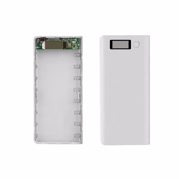 کیس پاوربانک 8 باتری به همراه برد LCD دار