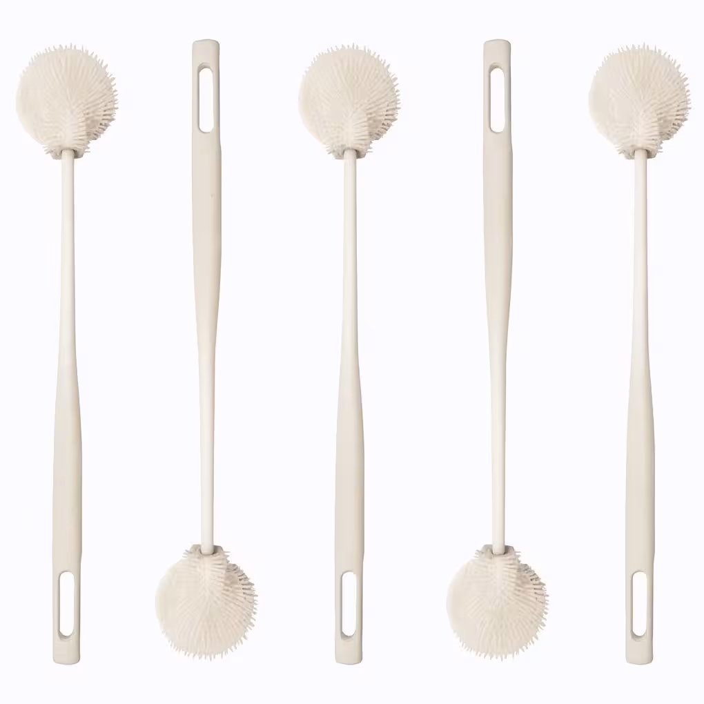 برس شیشه شوی مدل سیلیکونی 360 درجه کد 5434 بسته 5 عددی