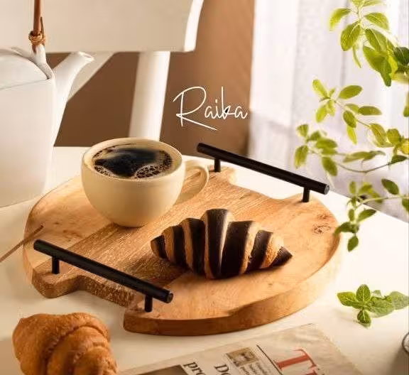 سینی چوبی گرد مدل دارکوب رایکا-بزرگ 33 سانت