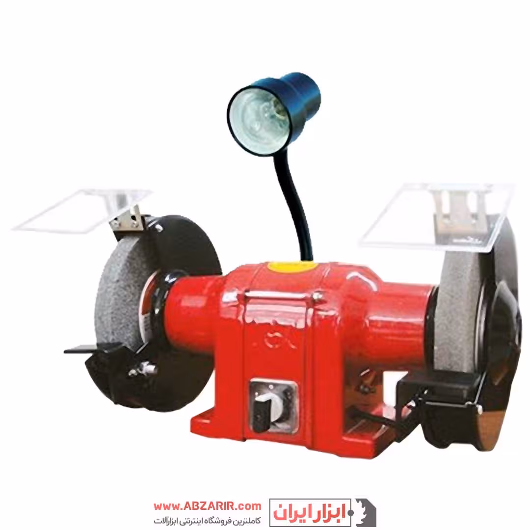 سنگ سنباده 200 میلیمتر سه فاز چراغ دار محک مدل GD 200-3 HL