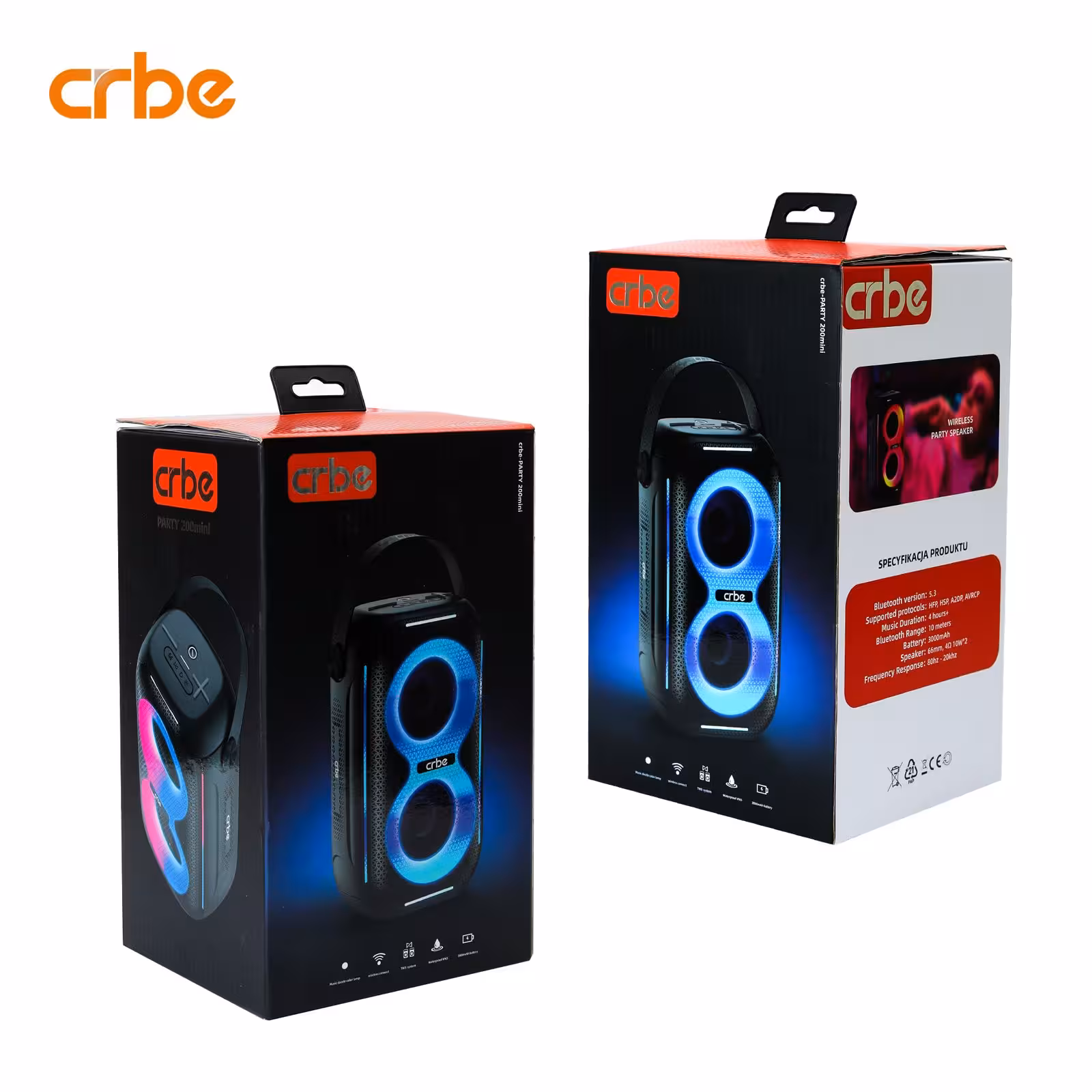 اسپیکر بلوتوث Crbe party 200 mini