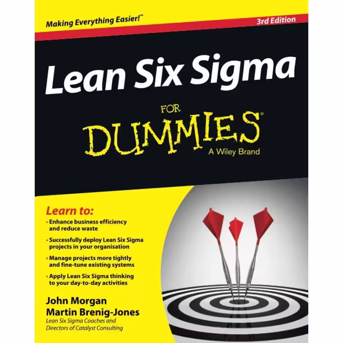 کتاب زبان اصلی Lean Six Sigma For Dummies e اثر John Morgan انتشارات For Dummies