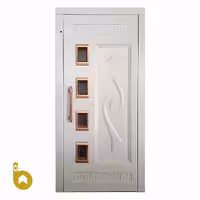 درب لولایی ماهگون آسانسور