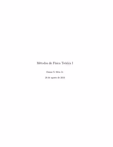 خرید و دانلود نسخه کامل کتاب Métodos de Física Teórica I
