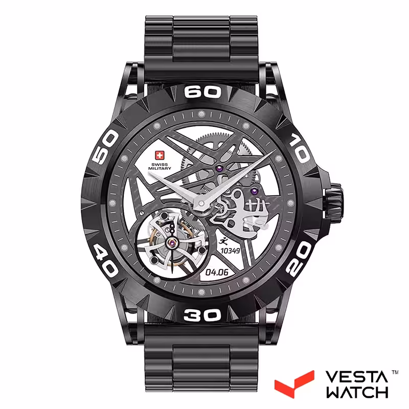 ساعت مچی هوشمند سوئیس میلیتاری SWISS MILITARY مدل SM-WCH-DOM2-M-GM