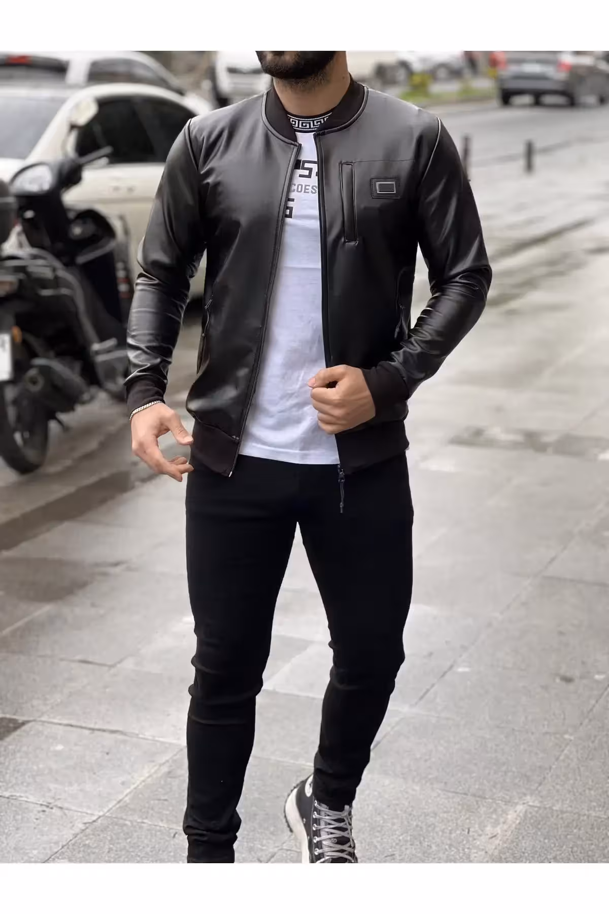 کت مردانه چرم - 7273