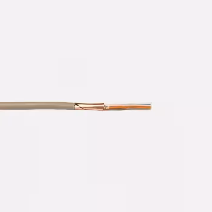 کابل تک کرمان 2 زوج 06 مخابراتی فویل دار طوسی | cca | (هوایی) | کلاف 500 متری