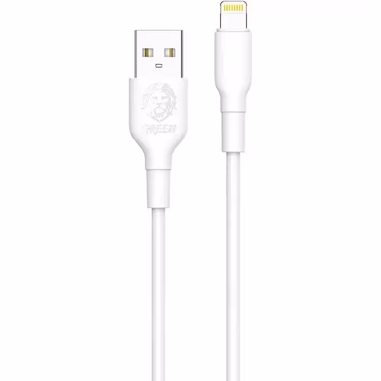 کابل PVC تایپA به لایتنینگ گرین لاین Green Lion USB-A To Lightning