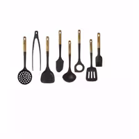 ست 8 قطعه لوازم آشپزخانه سیلیکونی استاب | STAUB | شامل کفگیر، ملاقه و اسپاتولا