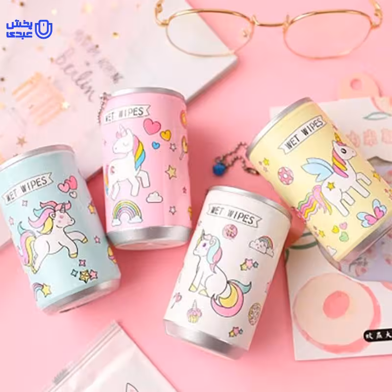 دستمال مرطوب طرح قوطی