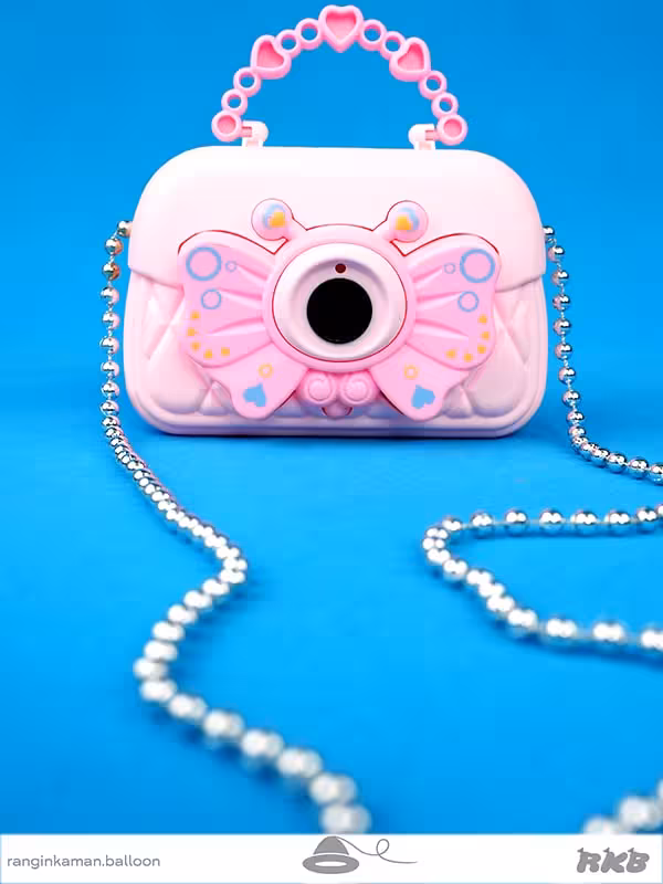 کیف حباب ساز موزیکال طرح پروانه Musical bubble bag with butterfly design