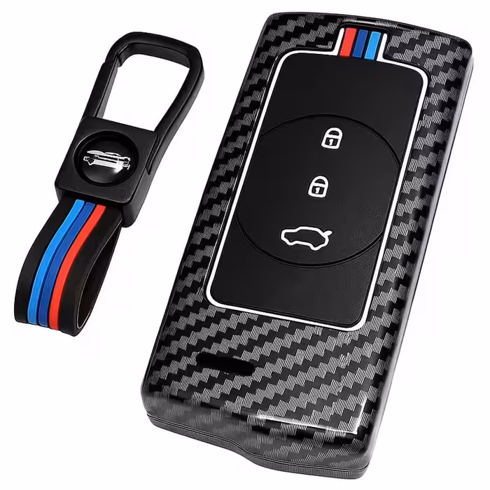 کاور ریموت و سوییچ خودرو چیکال مدل فلزی کد P-1109 مناسب برای MVM X55 PRO